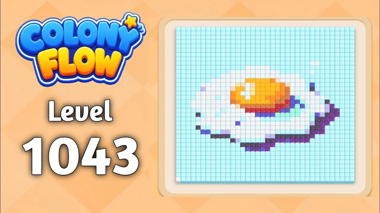 Colony Flow! Level 1043 board layout