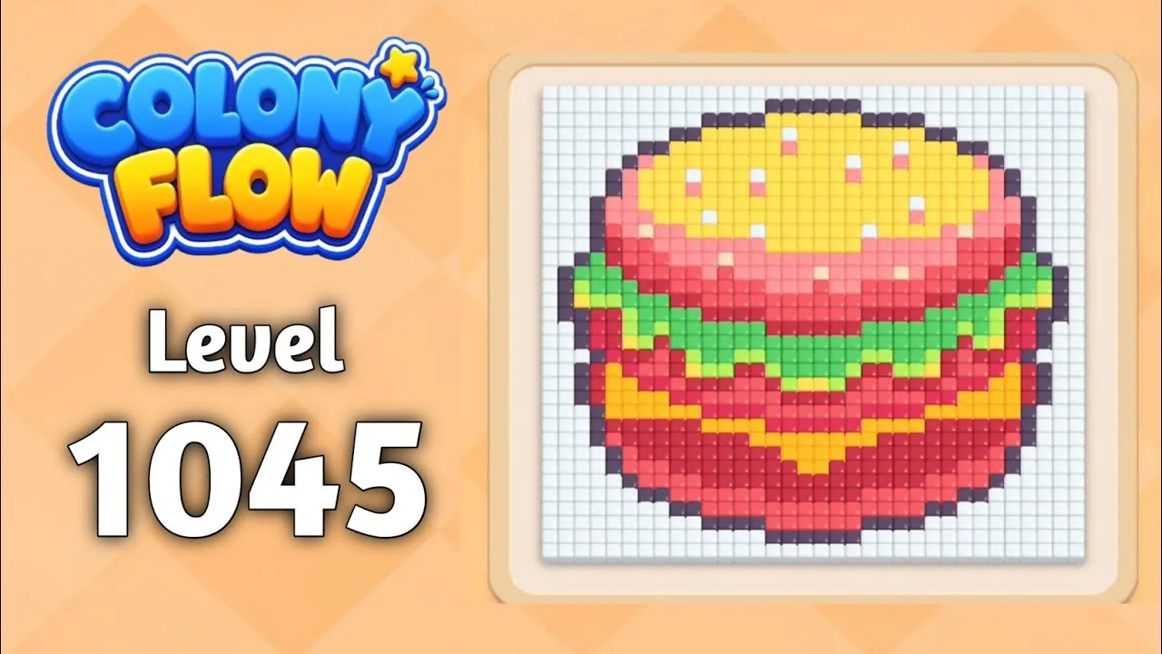 Colony Flow! Level 1045 board layout