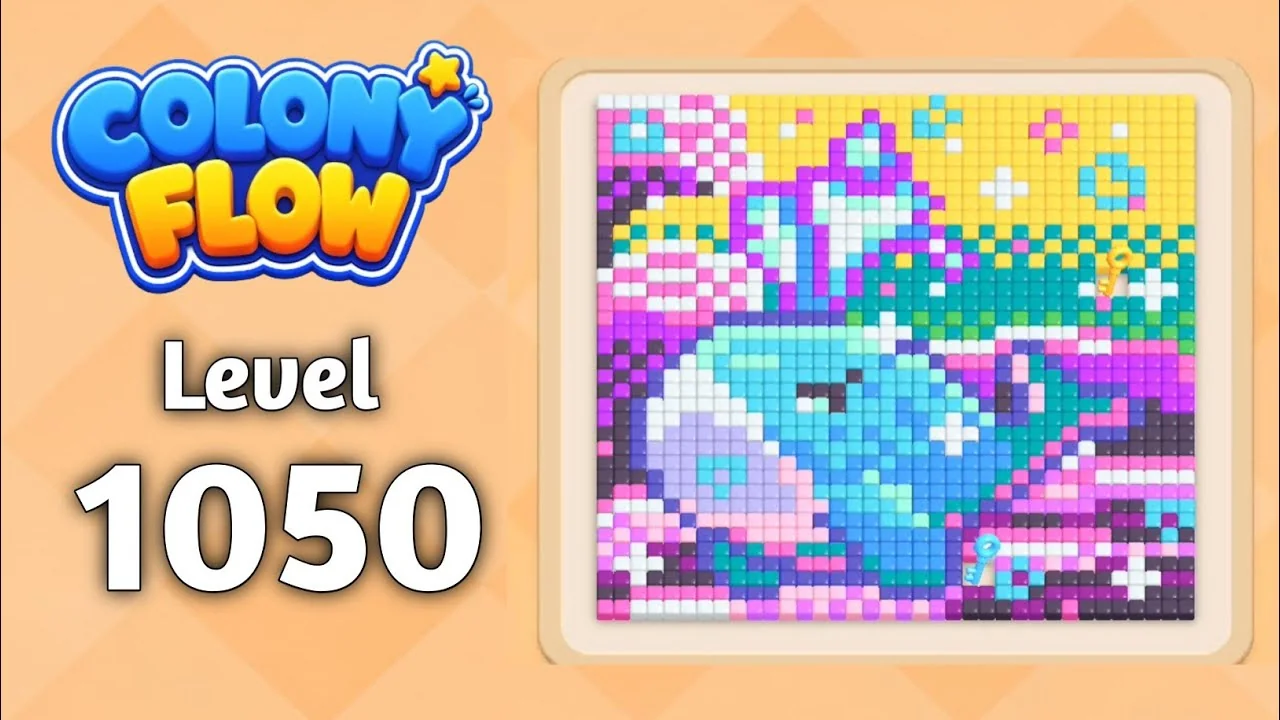 Colony Flow! Level 1050 board layout