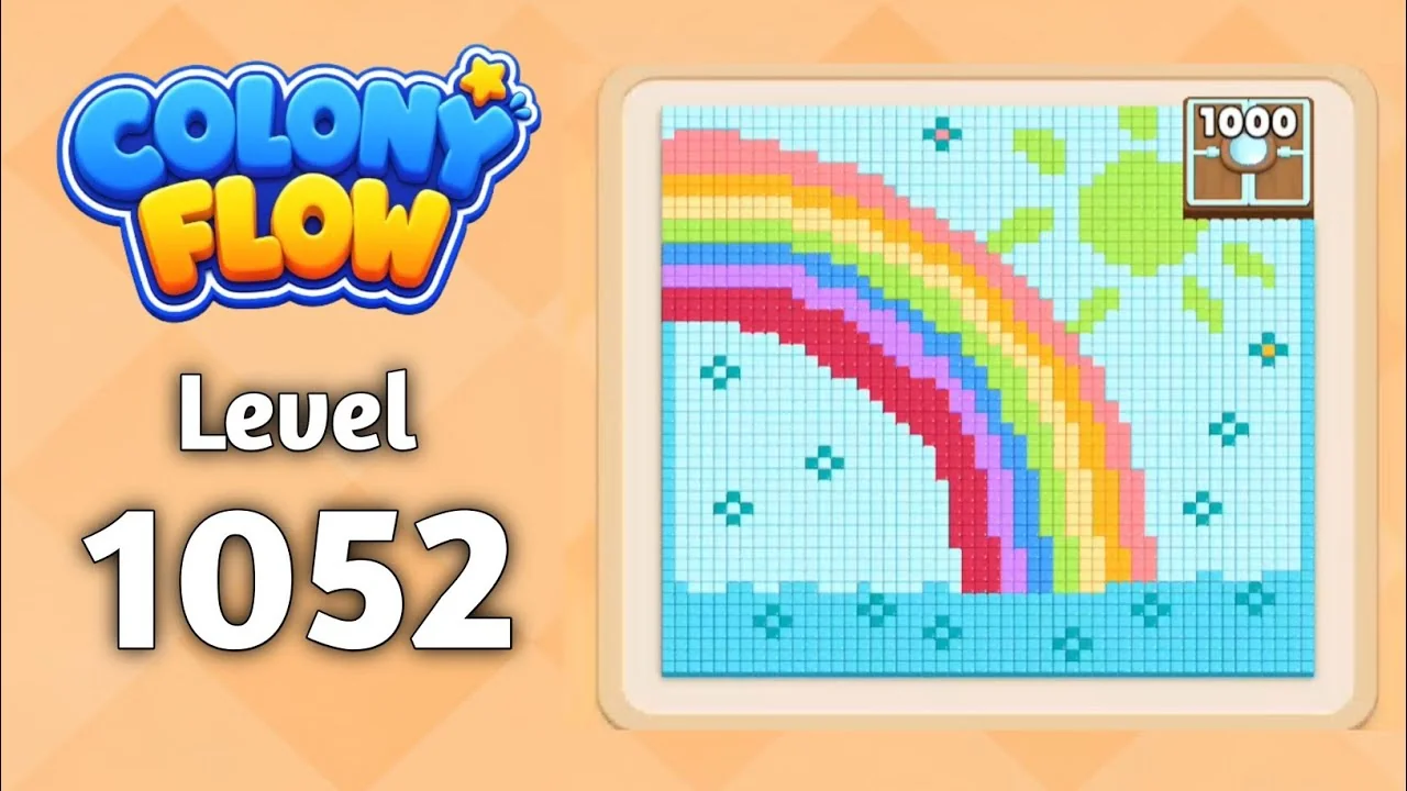 Colony Flow! Level 1052 board layout