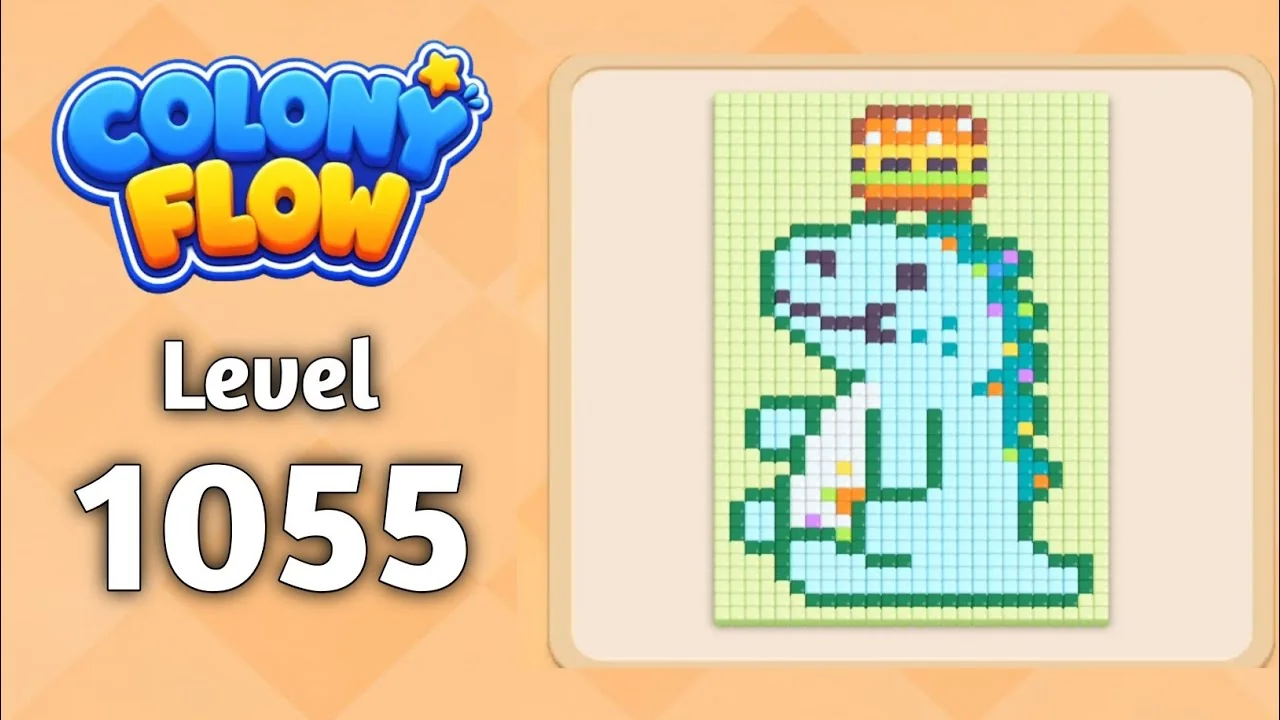 Colony Flow! Level 1055 board layout