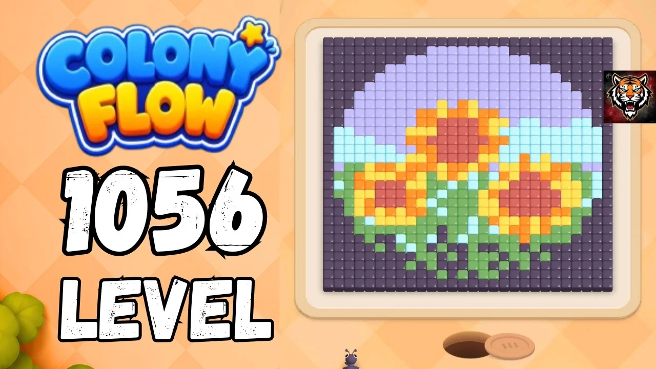 Colony Flow! Level 1056 board