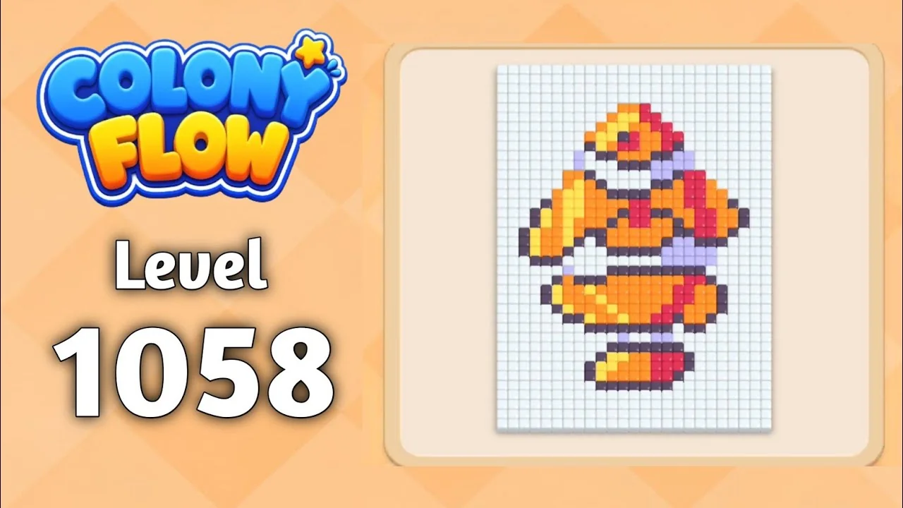 Colony Flow! Level 1058 board layout