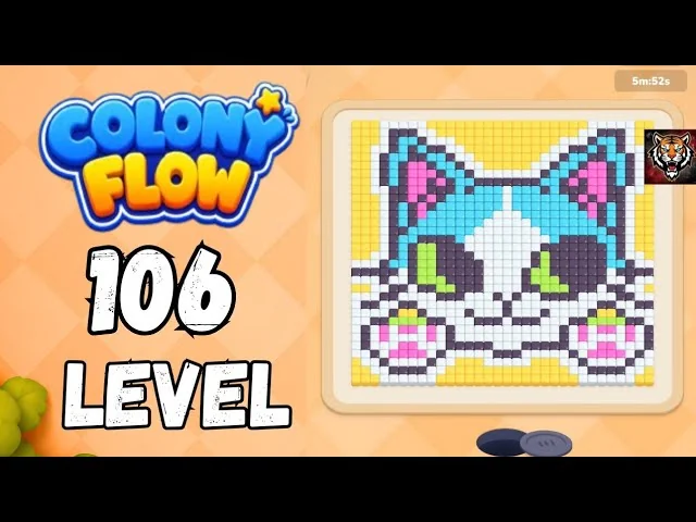 Colony Flow! Level 106 board layout