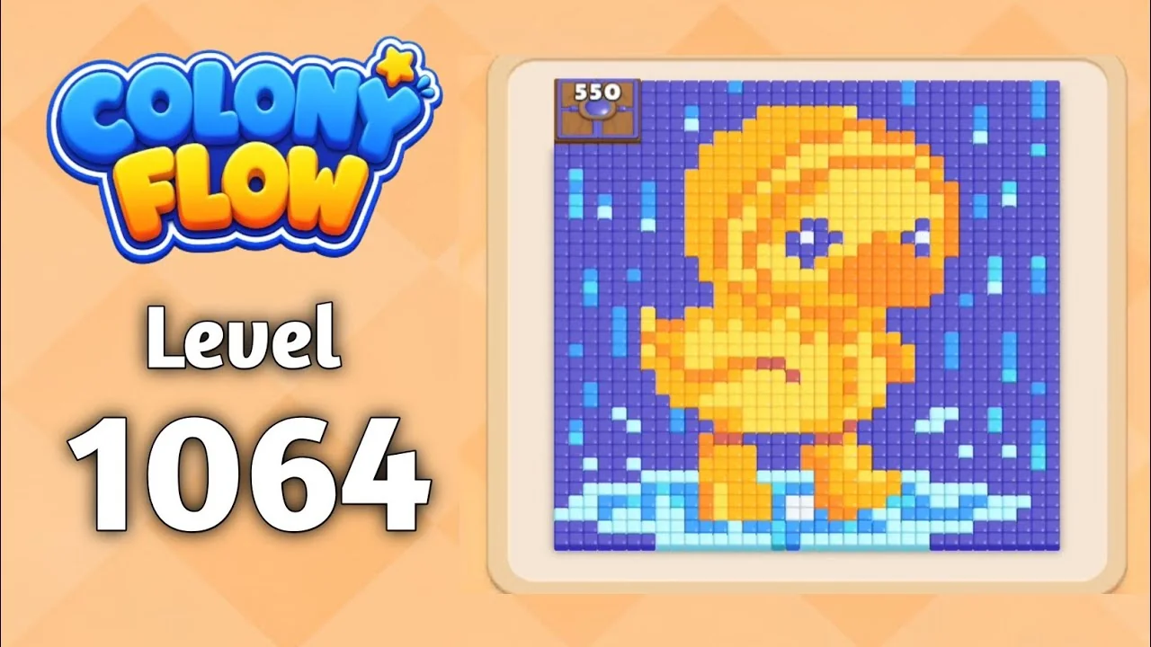 Colony Flow! Level 1064 board layout