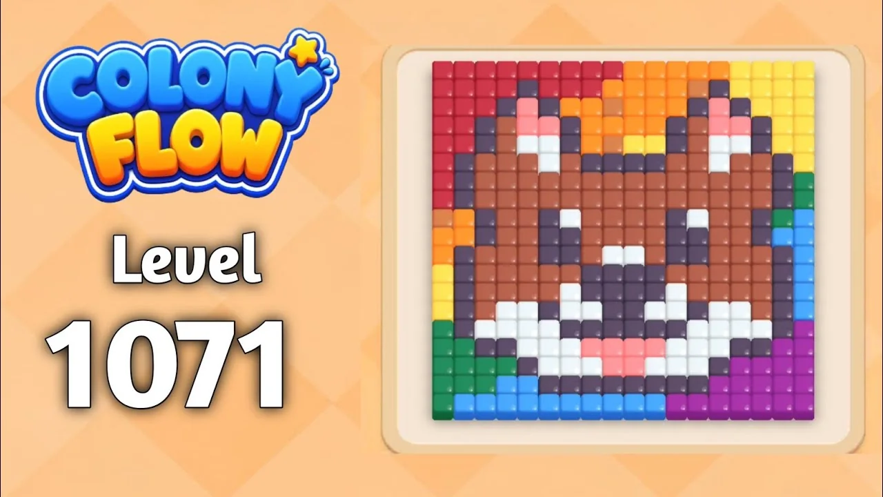 Colony Flow! Level 1071 board layout