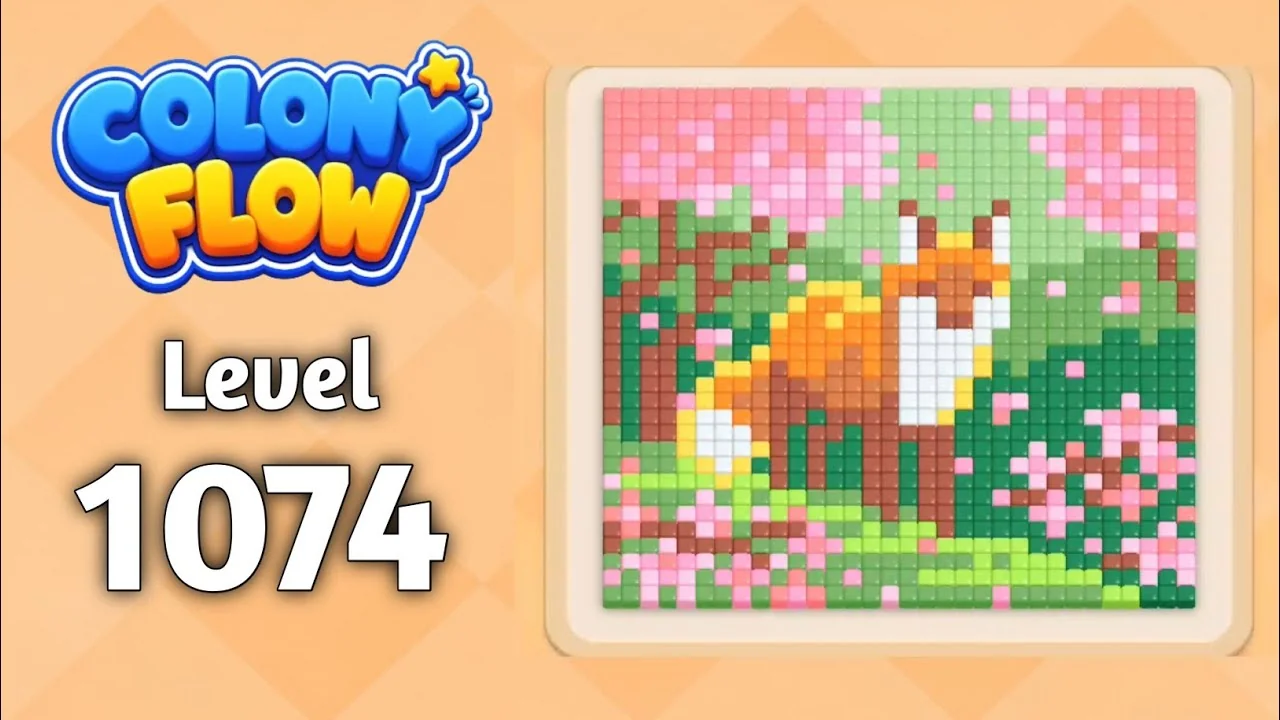 Colony Flow! Level 1074 board layout