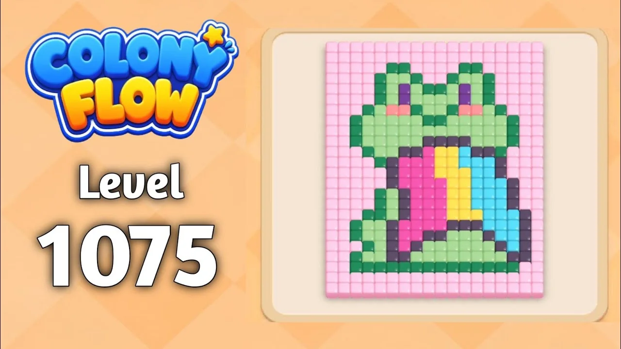 Colony Flow! Level 1075 board layout