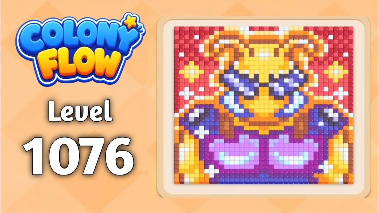 Colony Flow! Level 1076 board layout