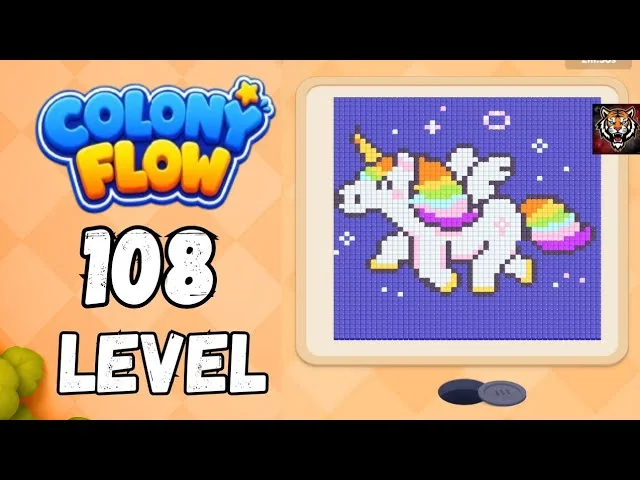 Colony Flow! Level 108 board layout