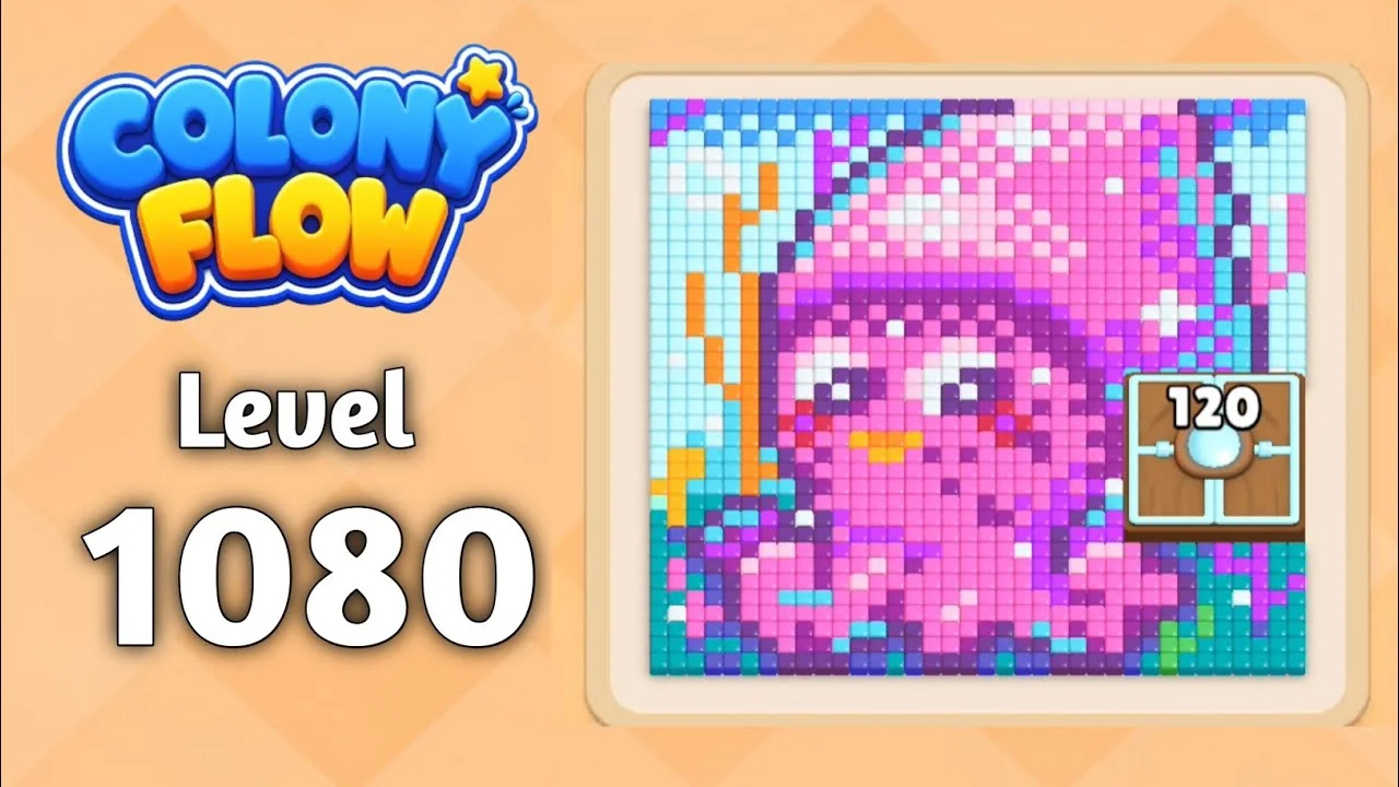 Colony Flow! Level 1080 board layout