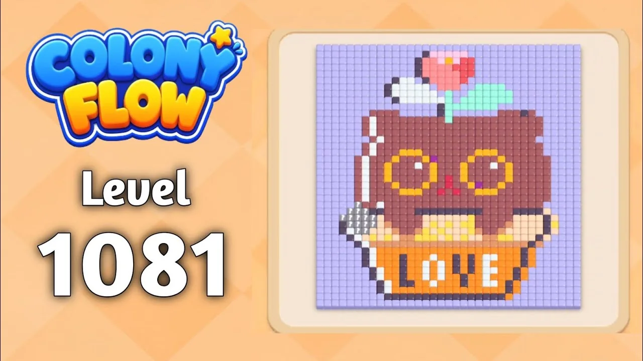 Colony Flow! Level 1081 board layout