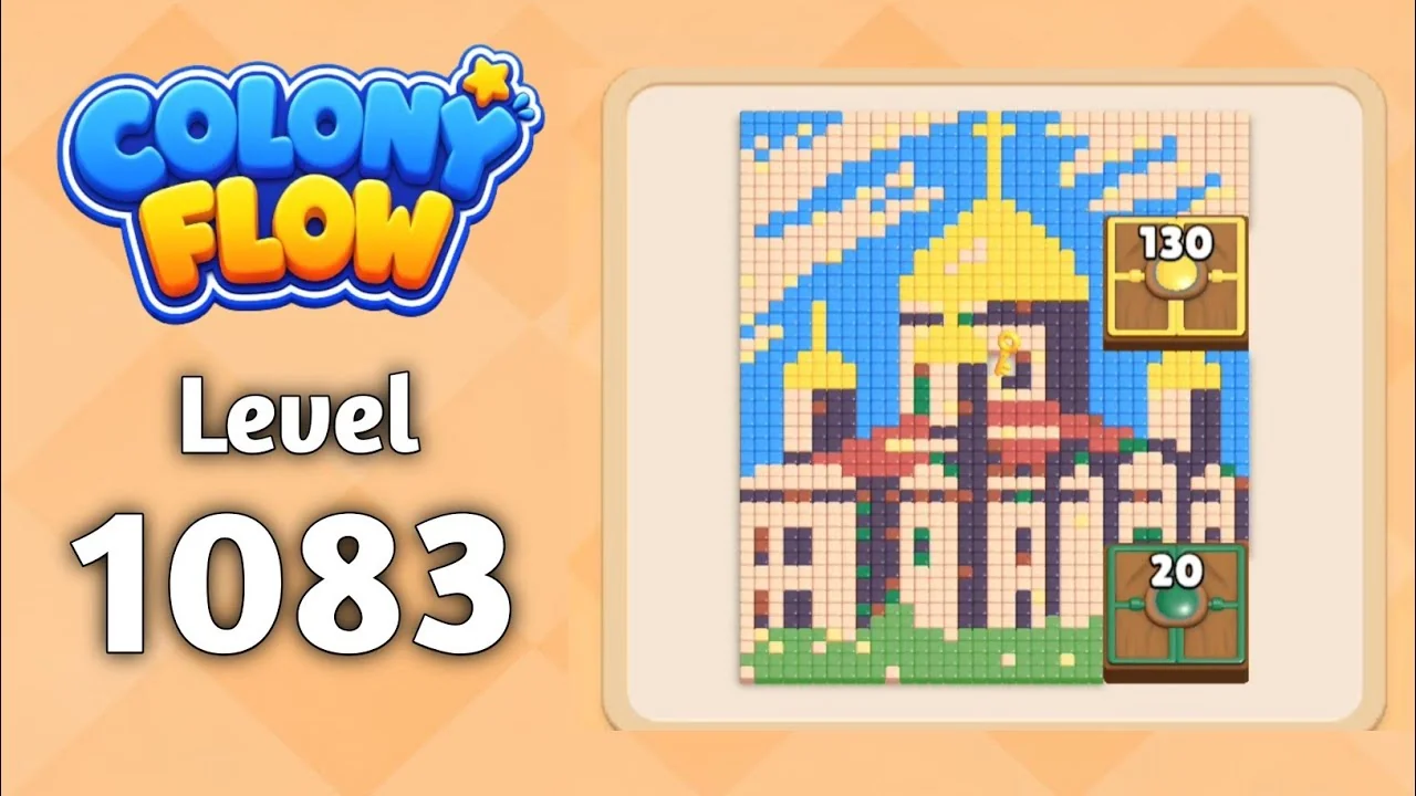 Colony Flow! Level 1083 board layout