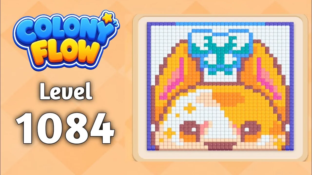 Colony Flow! Level 1084 board layout