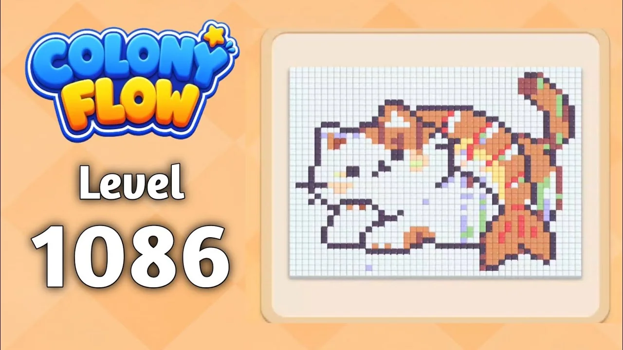 Colony Flow! Level 1086 board layout