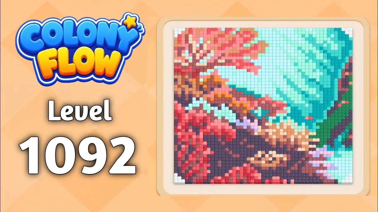Colony Flow! Level 1092 board layout