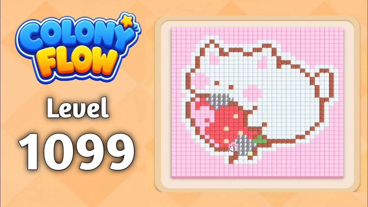 Colony Flow! Level 1099 board layout