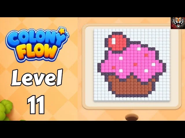 Colony Flow! Level 11 board layout