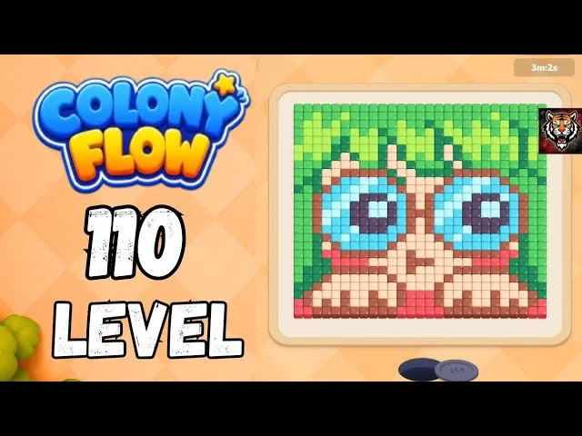 Colony Flow! Level 110 board layout