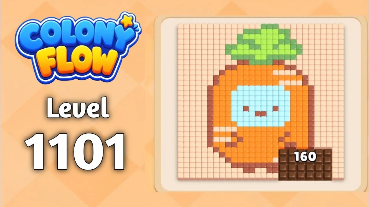 Colony Flow! Level 1101 board layout