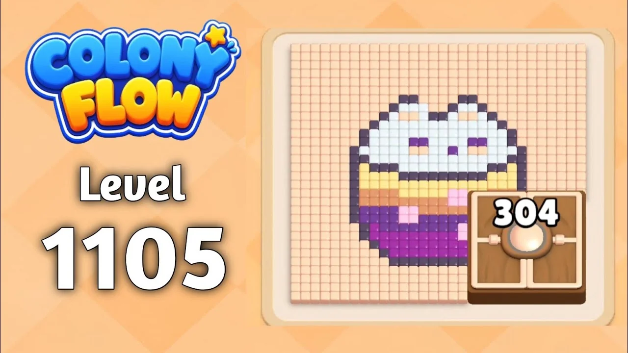 Colony Flow! Level 1105 board layout
