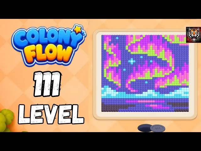 Colony Flow! Level 111 board layout