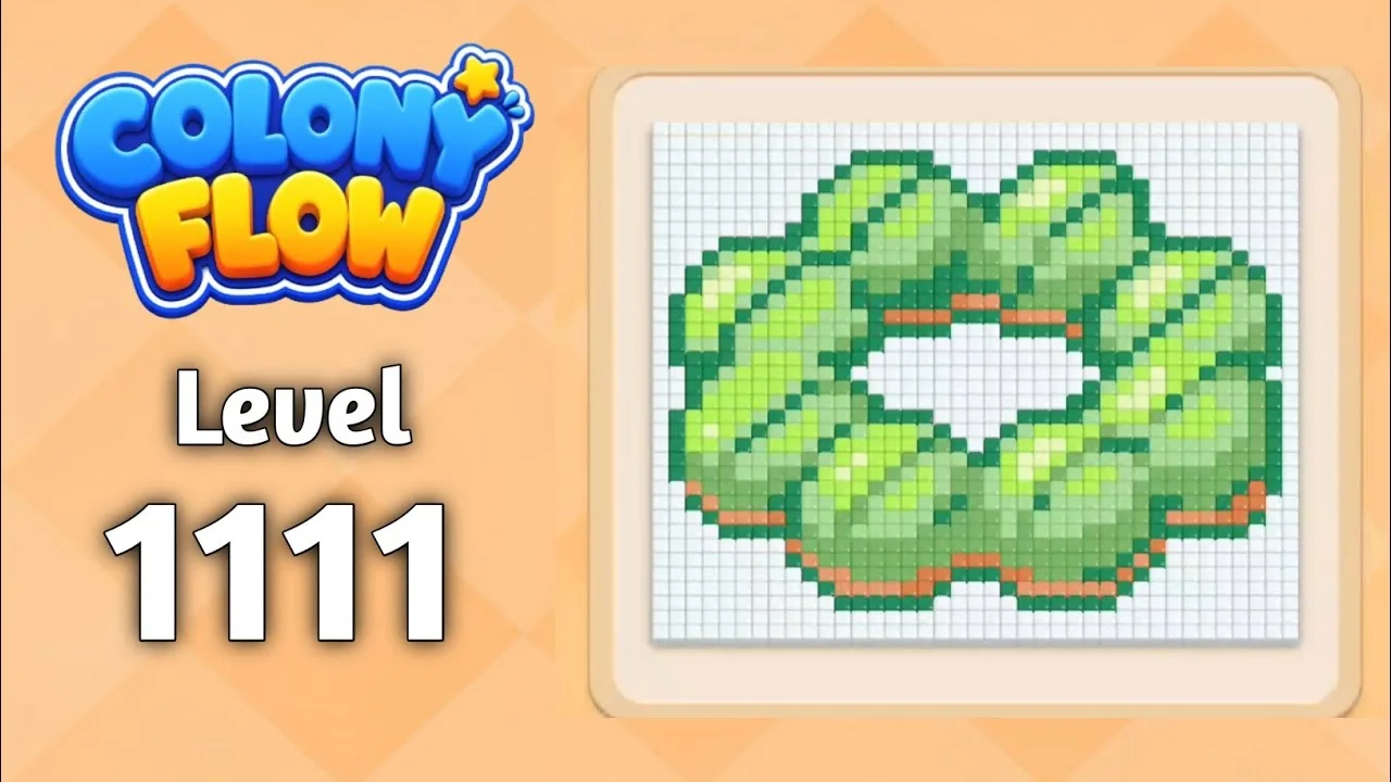 Colony Flow! Level 1111 board layout