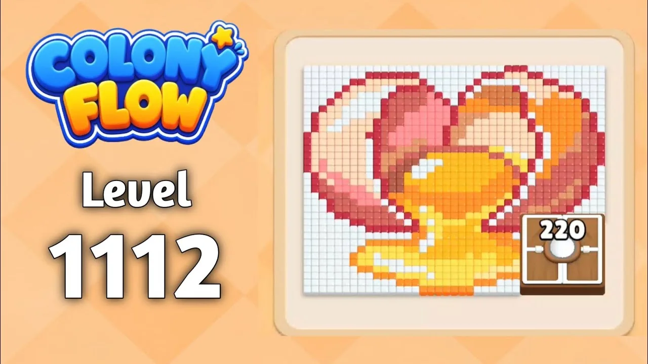 Colony Flow! Level 1112 board layout