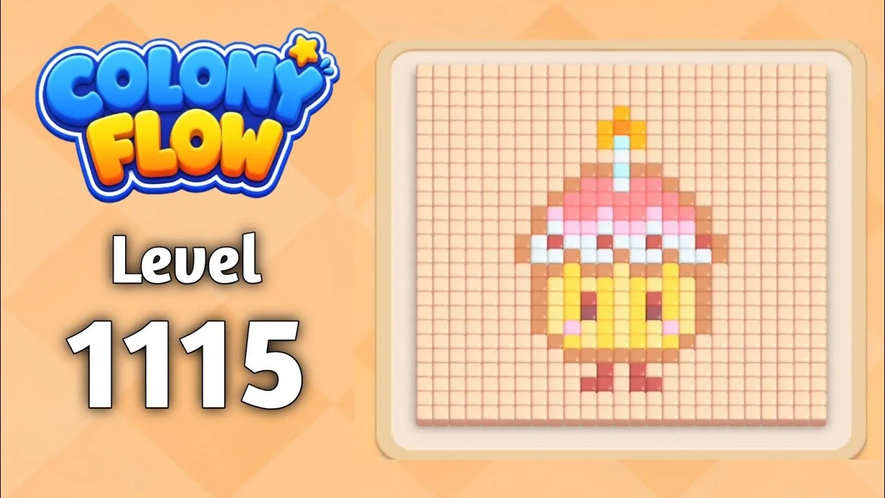 Colony Flow! Level 1115 board layout