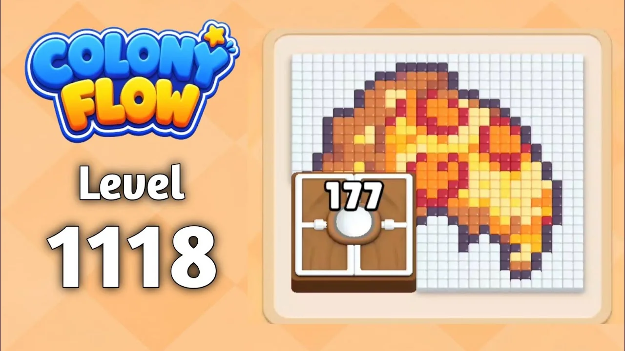 Colony Flow! Level 1118 board layout