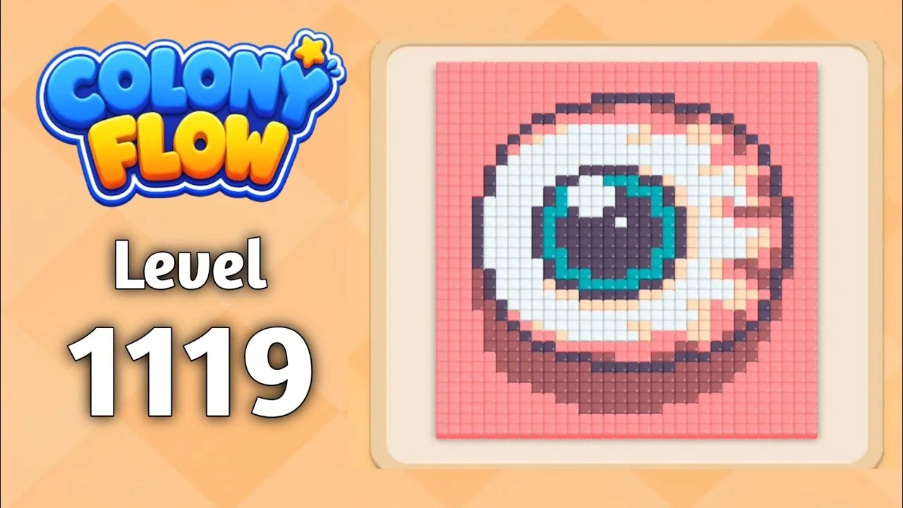 Colony Flow! Level 1119 board layout