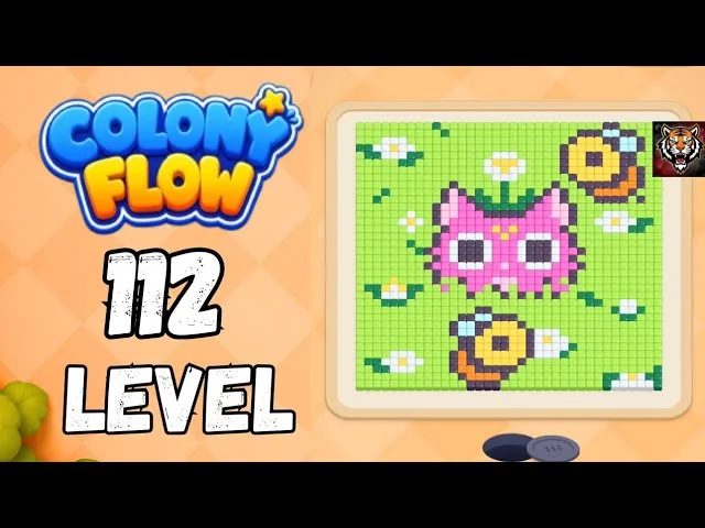 Colony Flow! Level 112 board layout