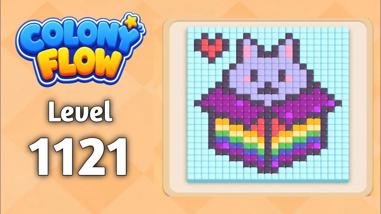 Colony Flow! Level 1121 board layout