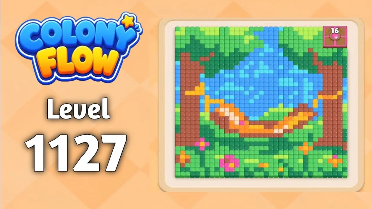 Colony Flow! Level 1127 board layout