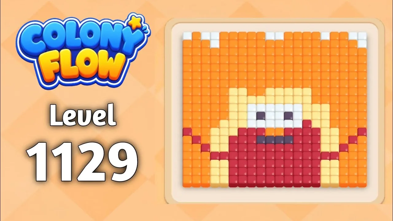 Colony Flow! Level 1129 board layout
