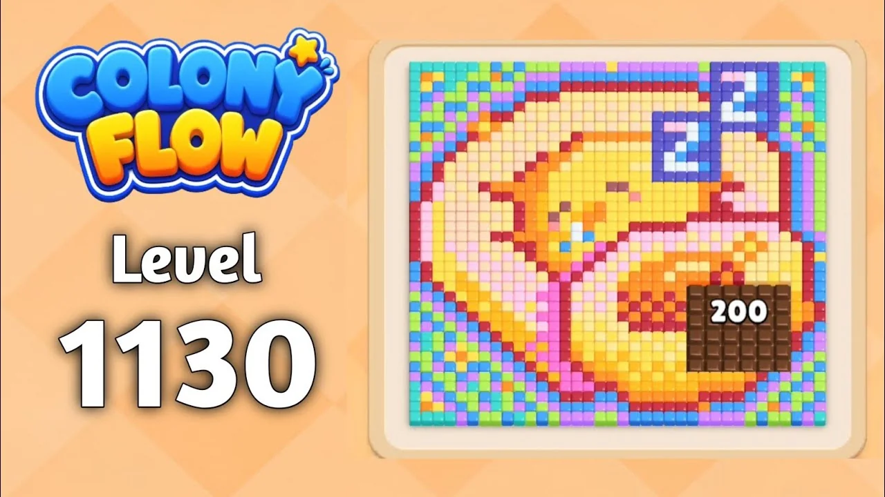 Colony Flow! Level 1130 board layout