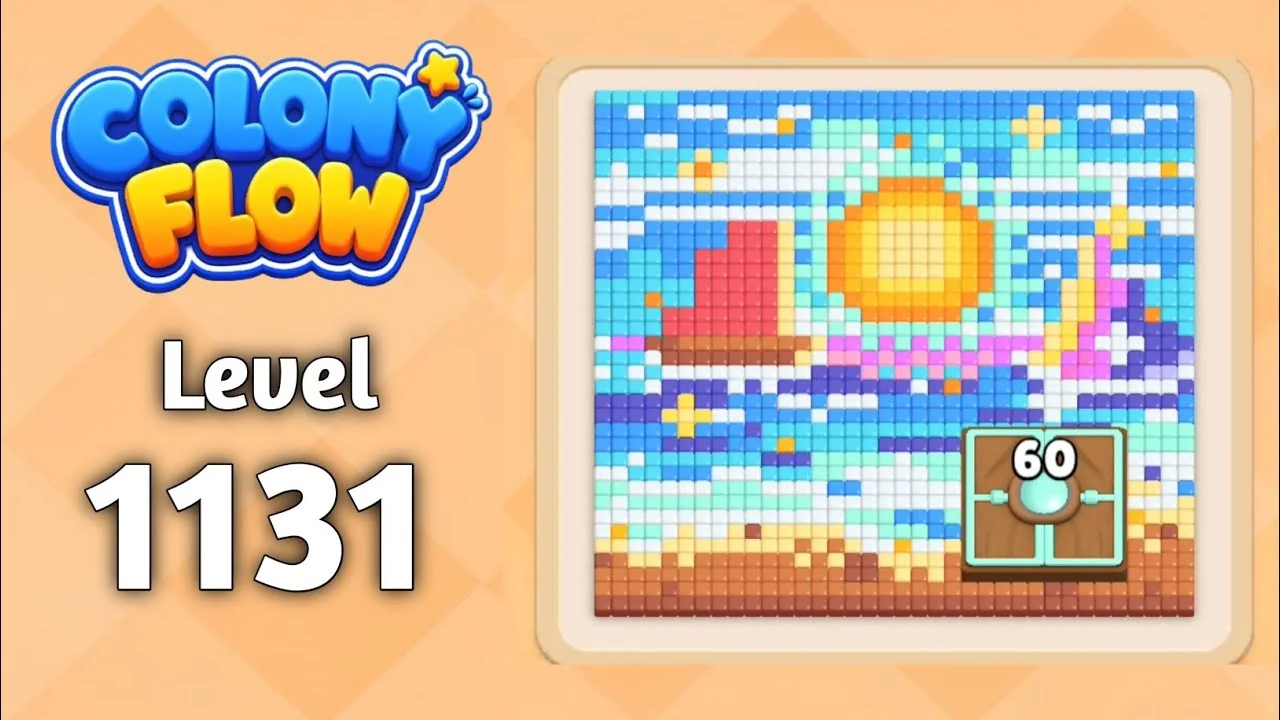Colony Flow! Level 1131 board layout