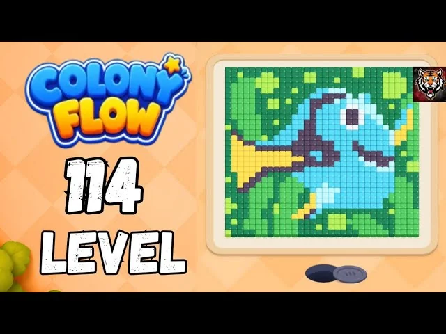Colony Flow! Level 114 board layout