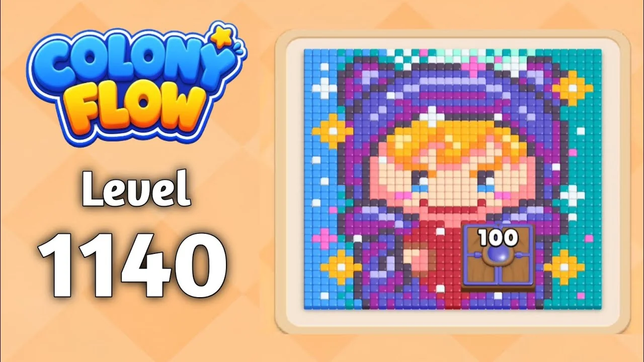 Colony Flow! Level 1140 board layout