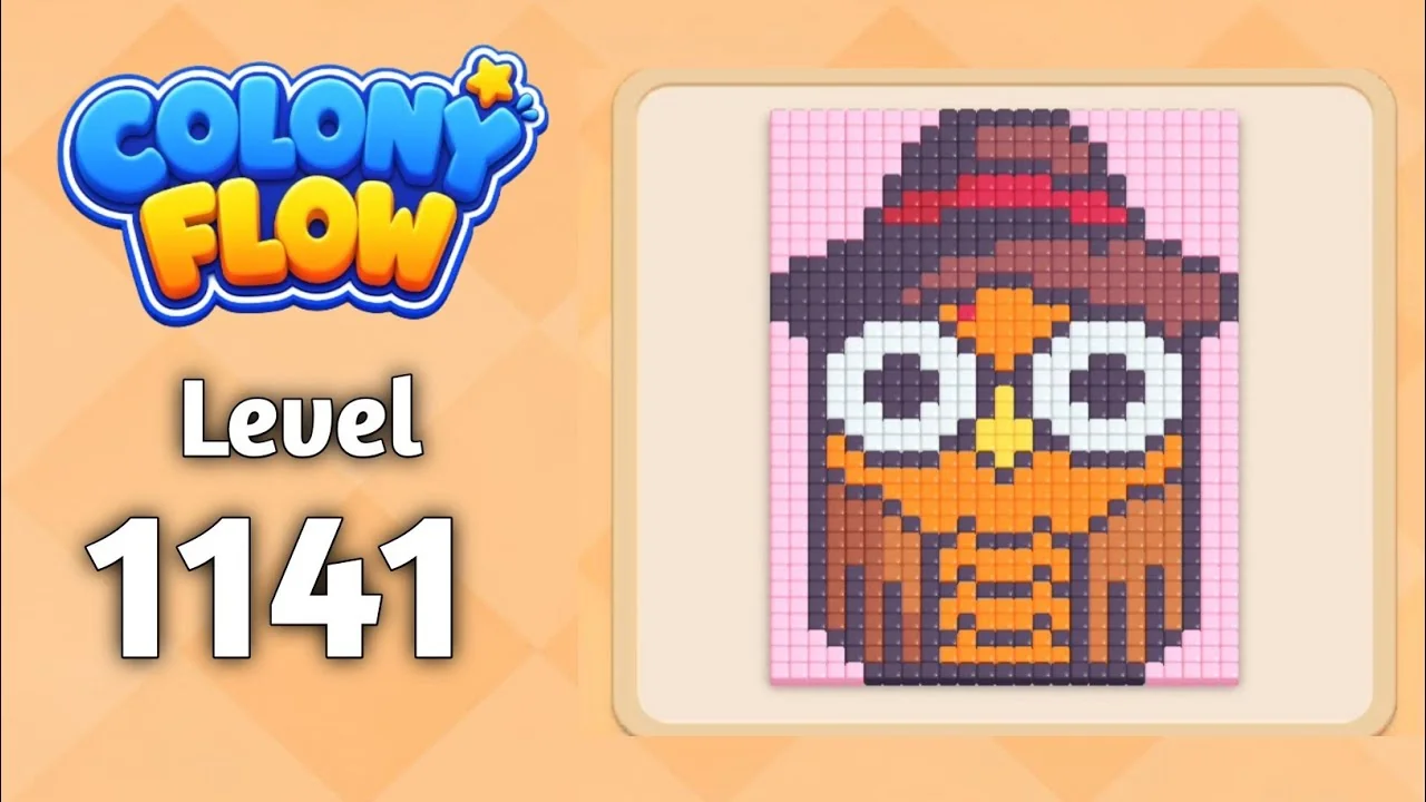 Colony Flow! Level 1141 board layout