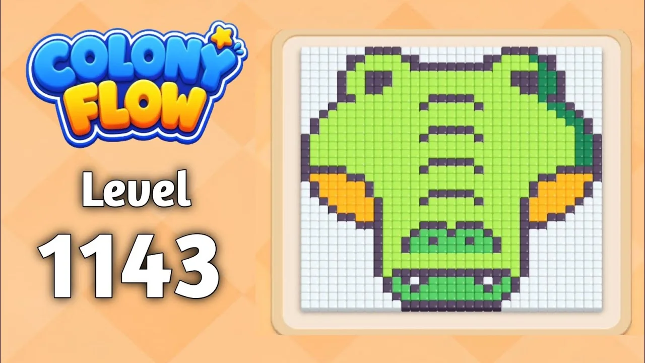 Colony Flow! Level 1143 board layout