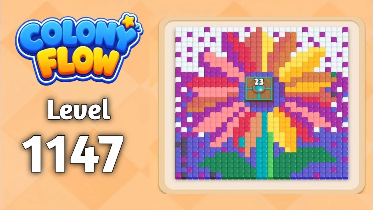 Colony Flow! Level 1147 board layout