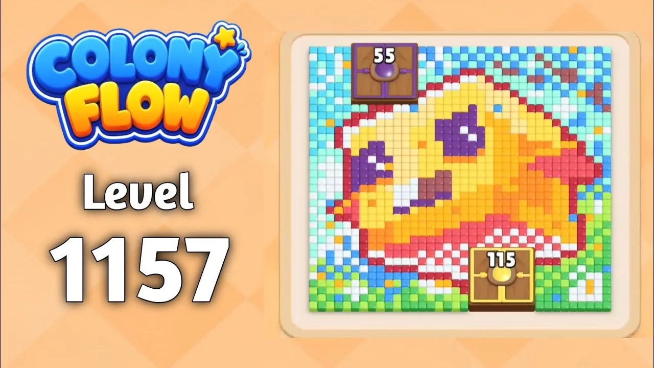 Colony Flow! Level 1157 board layout