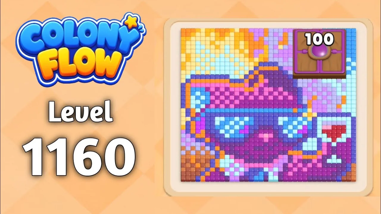 Colony Flow! Level 1160 board layout