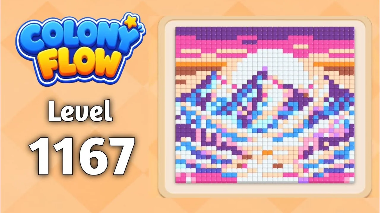 Colony Flow! Level 1167 board layout
