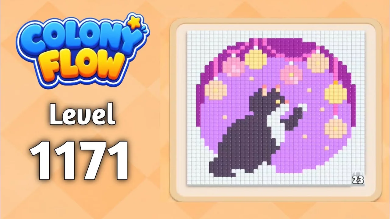 Colony Flow! Level 1171 board layout