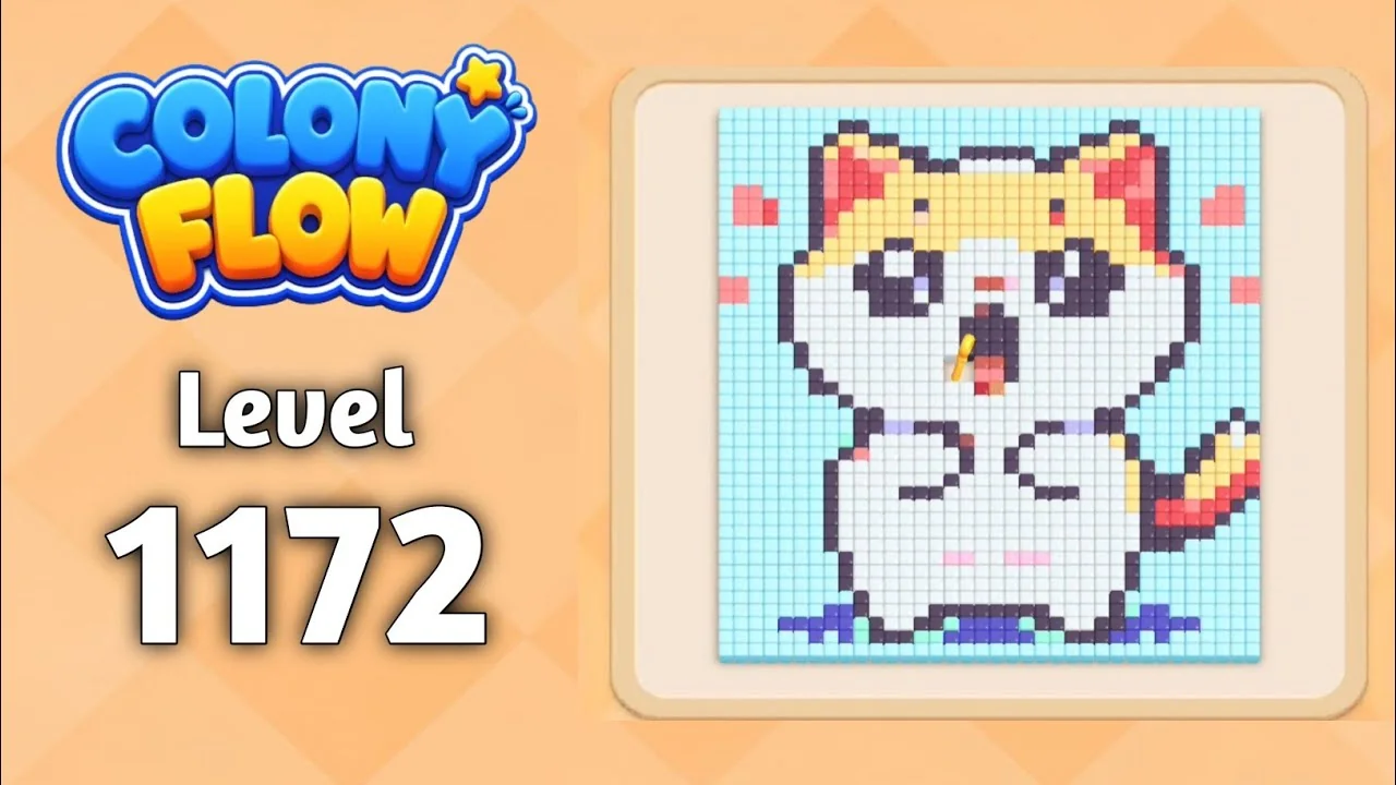 Colony Flow! Level 1172 board layout