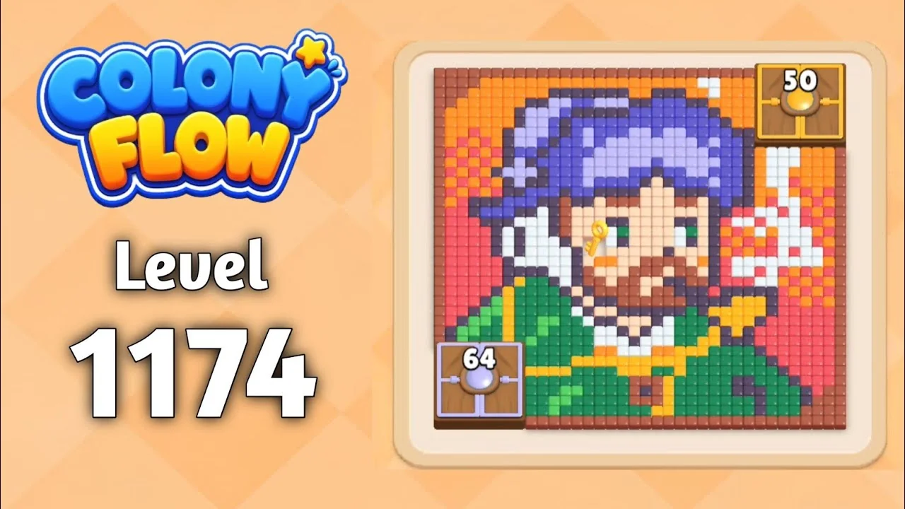 Colony Flow! Level 1174 board layout