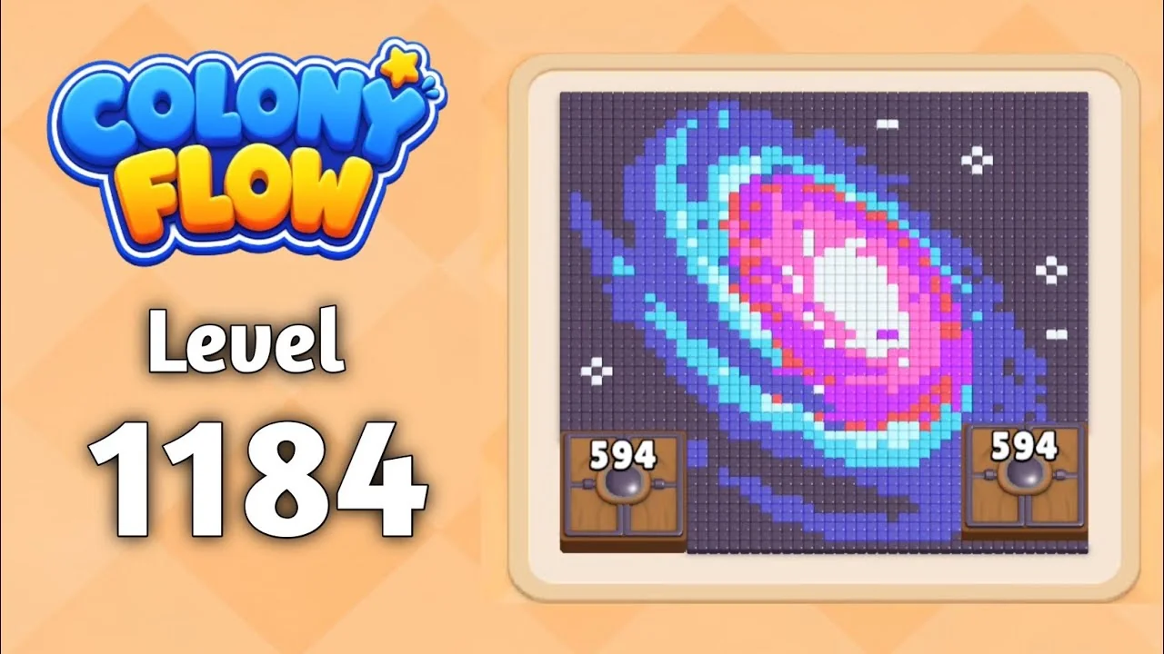 Colony Flow! Level 1184 board layout