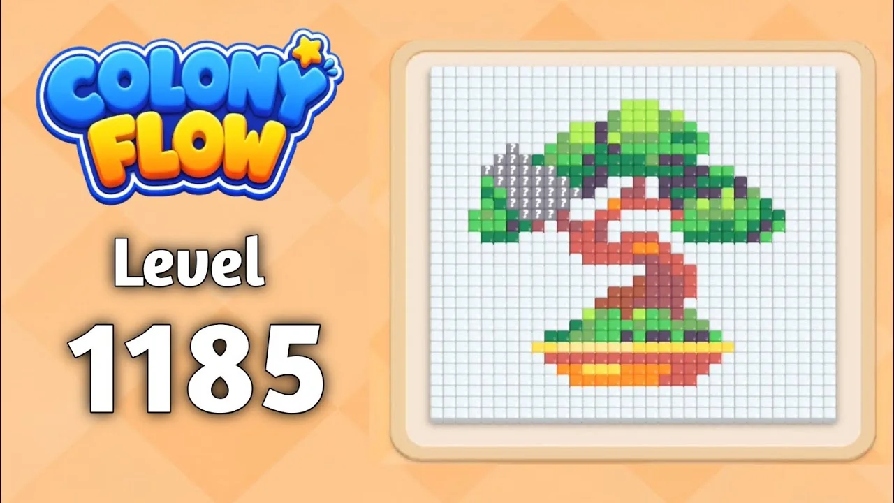 Colony Flow! Level 1185 board layout